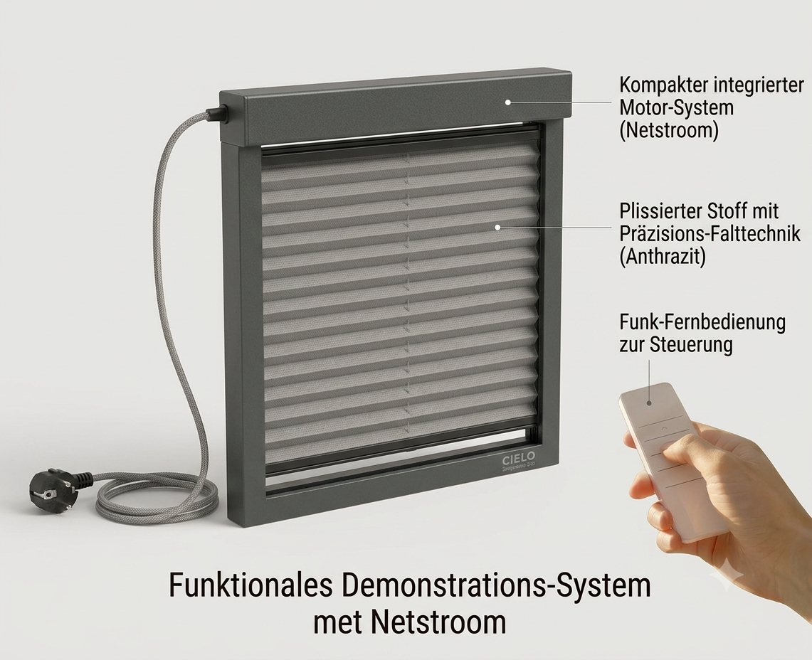 Funktionstüchtiges Demomodell (mit Motor & Fernbedienung)